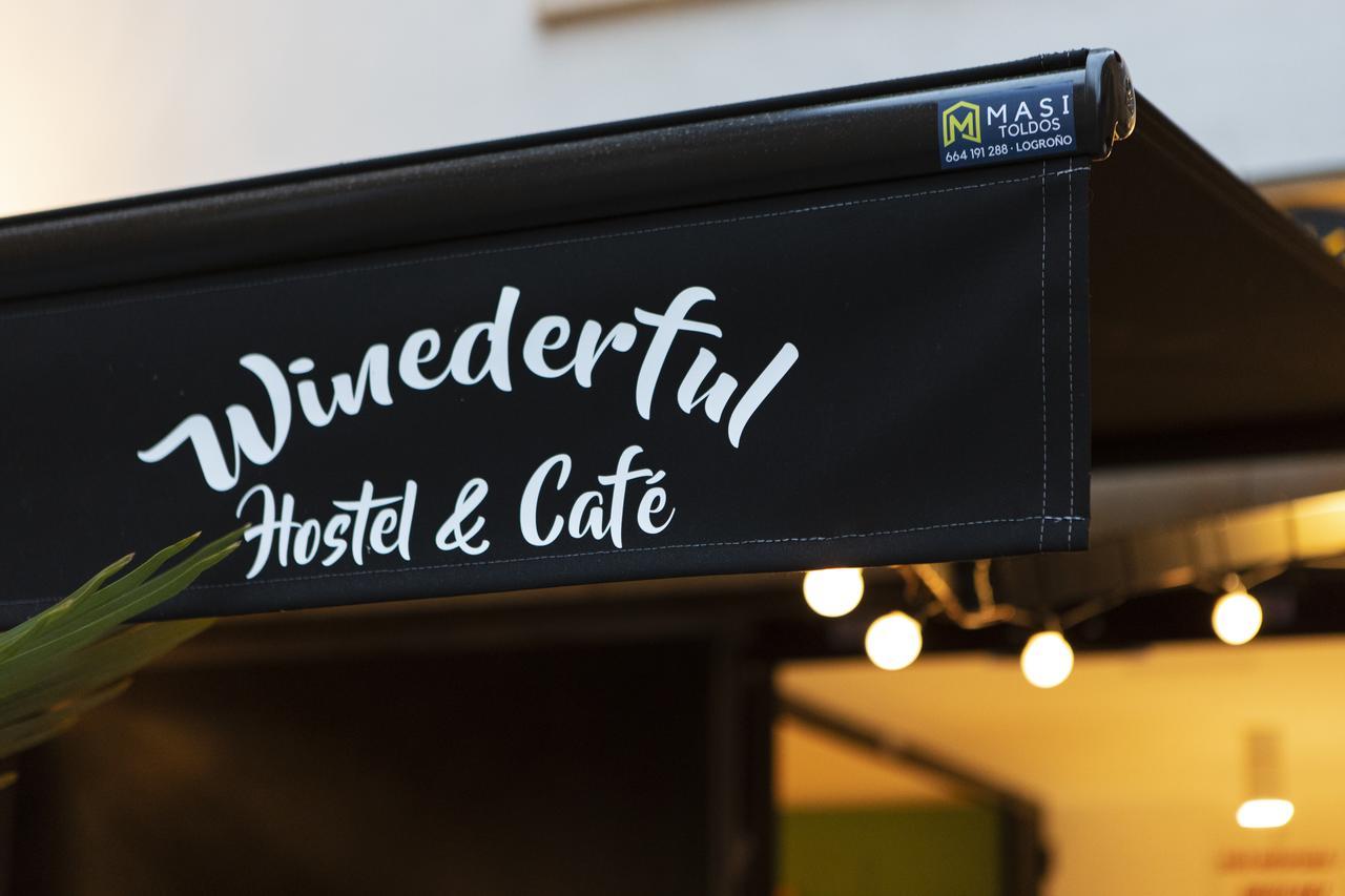 Winederful Hostel & Cafe Logrono Luaran gambar